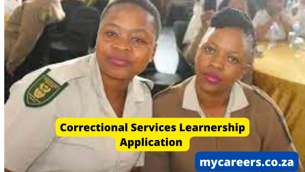 Correctional Services Learnership Application 