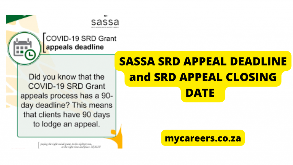 sassa srd appeal deadline