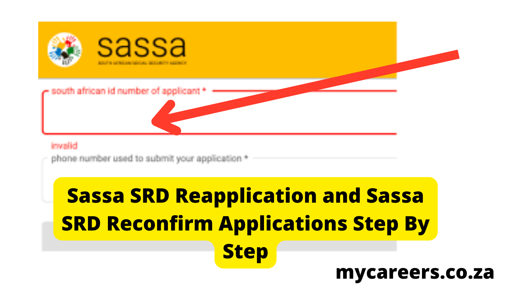 Sassa SRD Reapplication and Sassa SRD Reconfirm Applications Step By Step