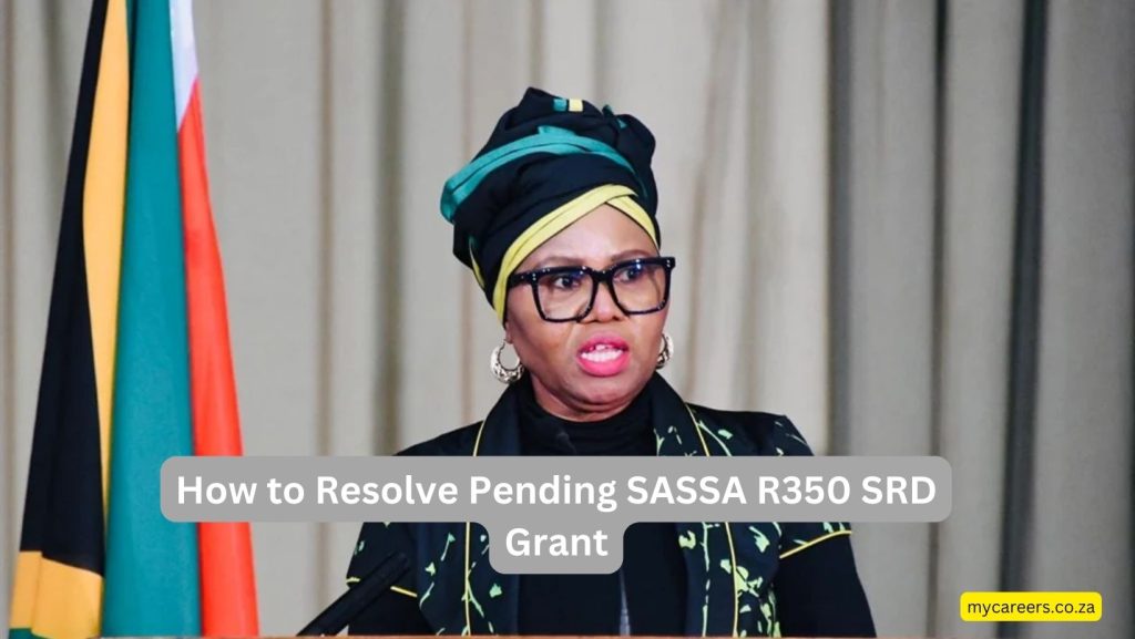 How to Resolve Pending SASSA R350 SRD Grant