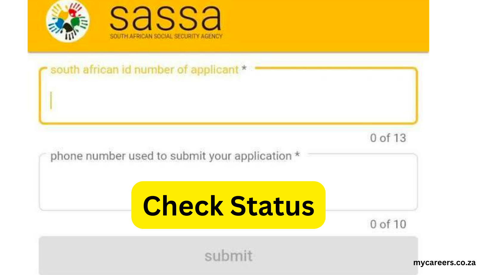 Understanding The Status Check SASSA SRD Process Mycareers co za