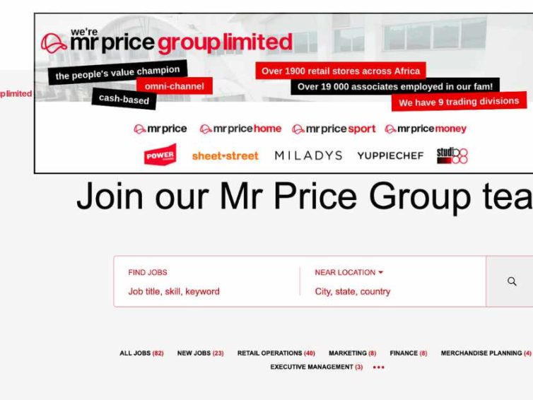 Stock Controller Mr Price Group