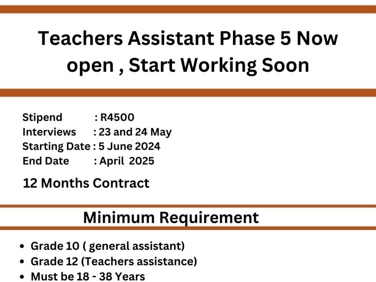 How To Apply for Teacher Assistant Jobs on SAYouth