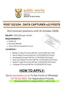 Data capture jobs Hiring