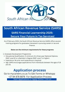 SARS Financial Learnership 2025: Secure Your Future in Tax Services!