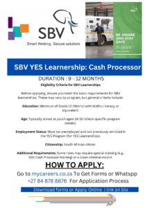 SBV Learnerships